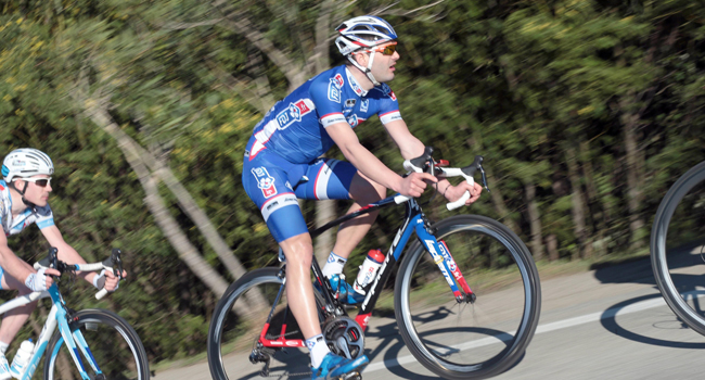 Emililen Viennet lors de la 1e tape du Tour du Haut Var